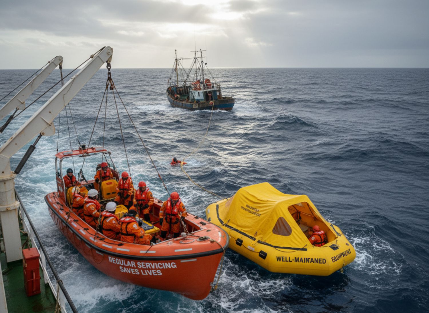 Why Regular Lifeboat and Liferaft Servicing Saves Lives at Sea