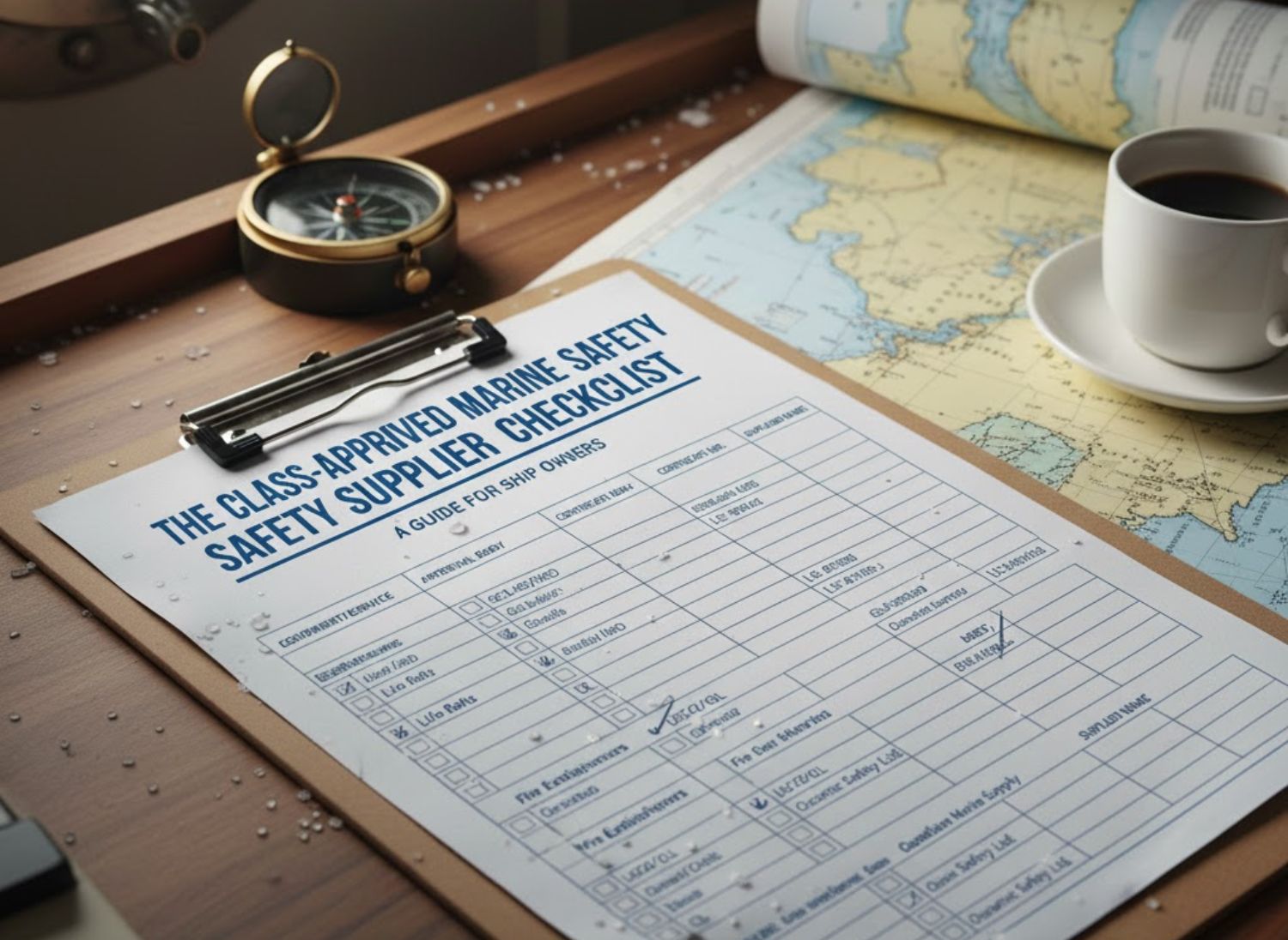 The Class-Approved Marine Safety Supplier Checklist: A Guide for Ship Owners